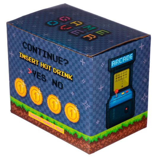 Game Over Joystick Arcade shaped handle mug 5055071741883