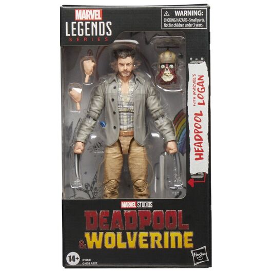 Marvel Legends Series Deadpool & Wolverine - Headpool with Marvels Logan figure 15cm 5010996283771
