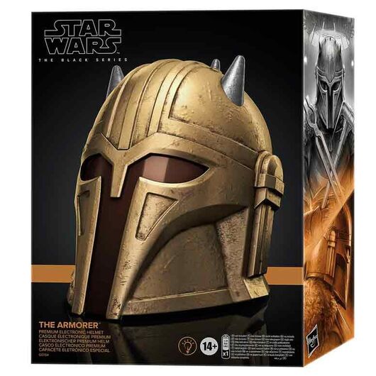HASBRO Star Wars The Mandalorian The Armorer premium electronic helmet