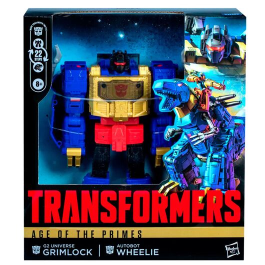 Transformers Age of the Primes G2 Universe Grimlock Autobot Wheelie figure 19cm 5010996299505
