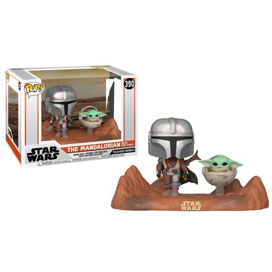 FUNKO MOMENTS Star Wars The Mandalorian w/The Child 390 49930