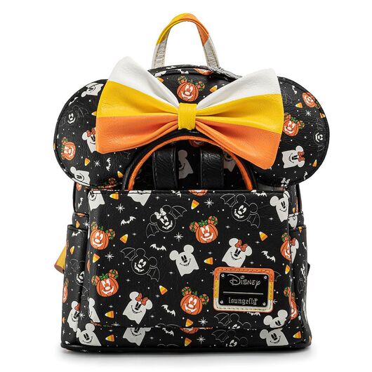 Loungefly Disney Mickey and minnie Spooky Halloween Backpack + headband set 27cm 671803378933