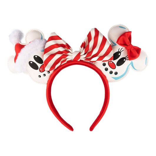 LOUNGEFLY Loungefly Disney Snowman Mickey Minnie headband