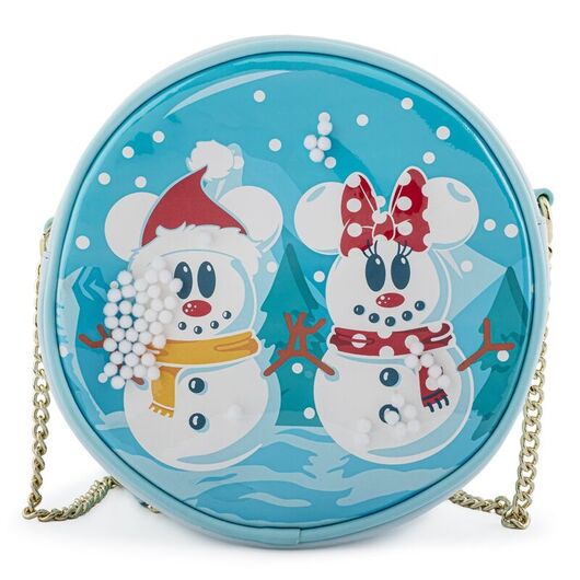 Loungefly Disney Snowman Mickey Minnie bag 671803382817