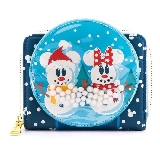LOUNGEFLY Loungefly Disney Snowman Mickey Minnie wallet