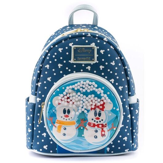 Loungefly Disney Snowman Mickey Minnie backpack  26cm 671803382763