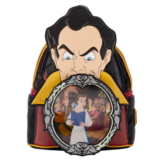 Loungefly  Disney Beauty and the Beast Villains Gaston Scene backpack 26cm 671803403680
