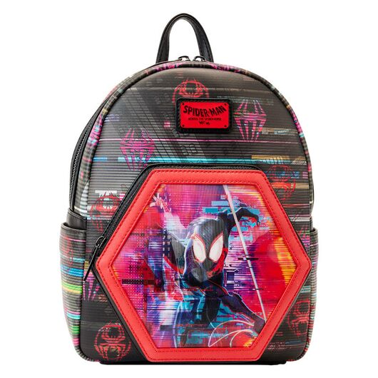Loungefly Marvel Spiderman Across the Spider-Verse Lenticular backpack 27cm 671803441880