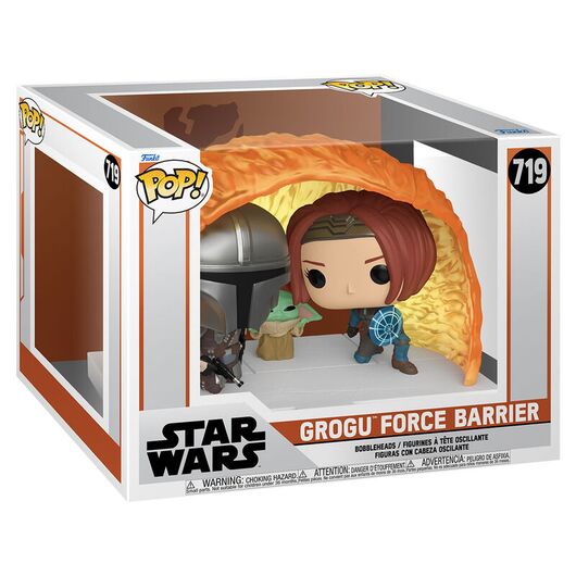 POP figure Moments Star Wars The Mandalorian Grogu Force Barrier 889698800020
