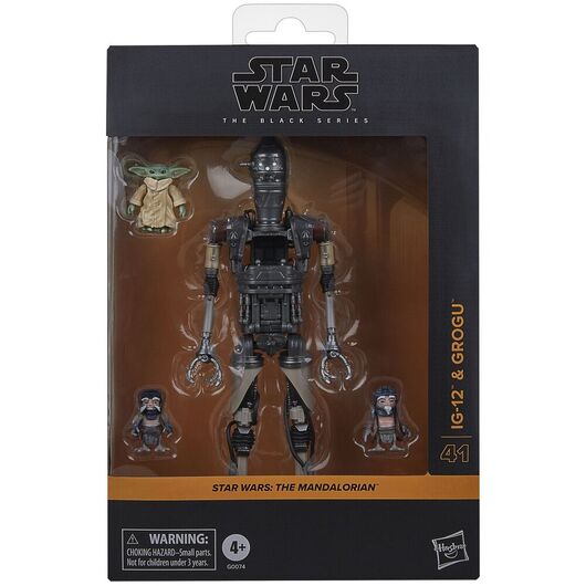 Star Wars The Mandalorian IG-12 & Grogu set figures 15cm 5010996251114
