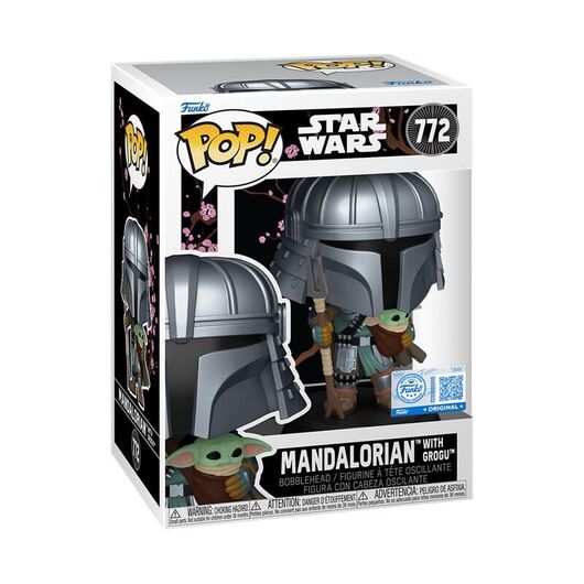 POP figure Star Wars Impressions  Mandalorian with Grogu Exclusive 889698851886