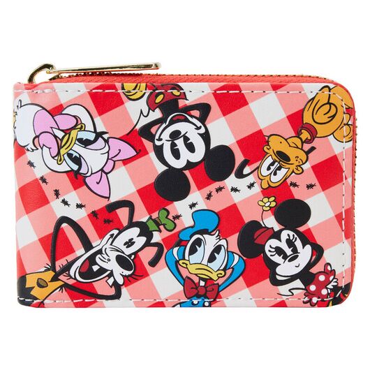 LOUNGEFLY Loungefly Disney Mickey & Friends Picnic Blanket accordion wallet