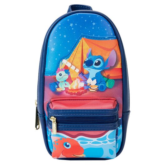 Loungefly Disney Stitch Camping Cuties pencil case 671803513723