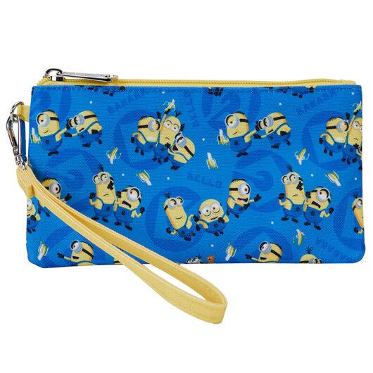 LOUNGEFLY Loungefly Despicable Me Minions nylon zipper wrislet wallet
