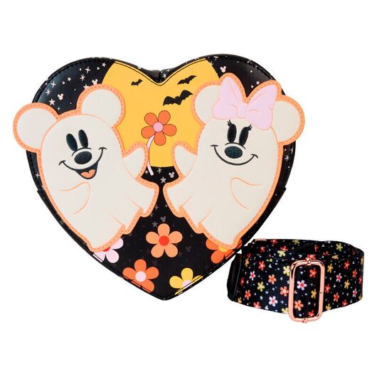 Loungefly Disney Mickey & Minnie Floral Ghost shoulder bag 671,803,520,486 β¬