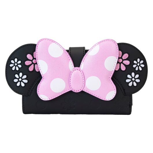 LOUNGEFLY Loungefly Disney Minnie Floral Rock the Dots wallet