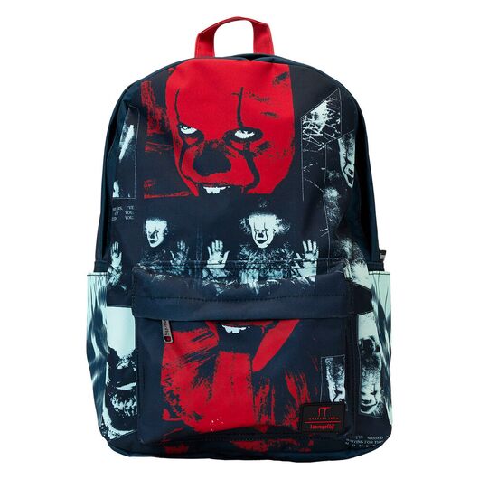 Loungefly IT Pennywise I Heart nylon backpack 44cm 671803534506