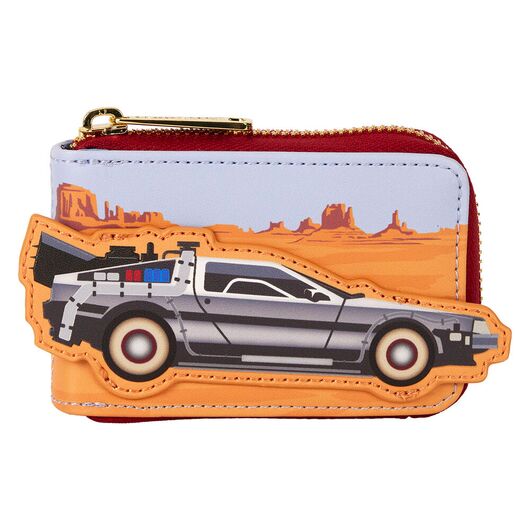 LOUNGEFLY Loungefly Back to the Future 40th Anniversary Delorean Accordion card holder
