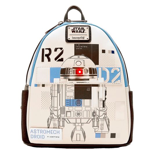 FUNKO Loungefly Mini Zaino Star Wars R2-D2 Lights Up STBK0450