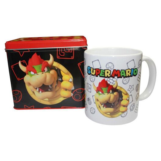 Nintendo Super Mario Bros Bowser Mug + Money box set 8029085812775