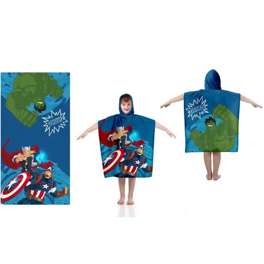MARVEL Marvel Avengers Cotton poncho towel