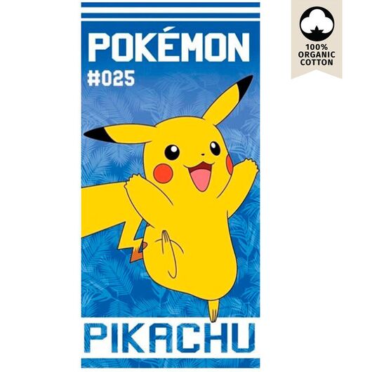 Pokemon Pikachu beach towel cotton 8436580114608