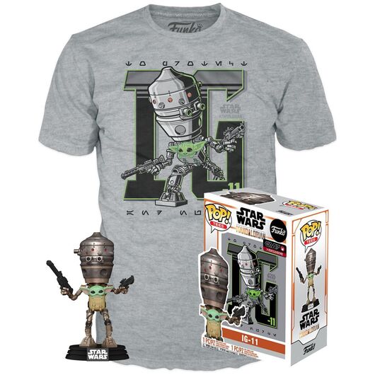 Set figure POP & Tee Star Wars IG-11 With the Child Exclusive (M)