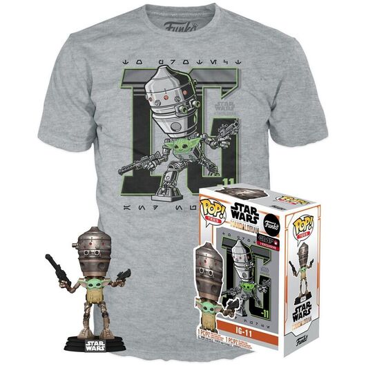 Set figure POP & Tee Star Wars IG-11 With the Child Exclusive (S)
