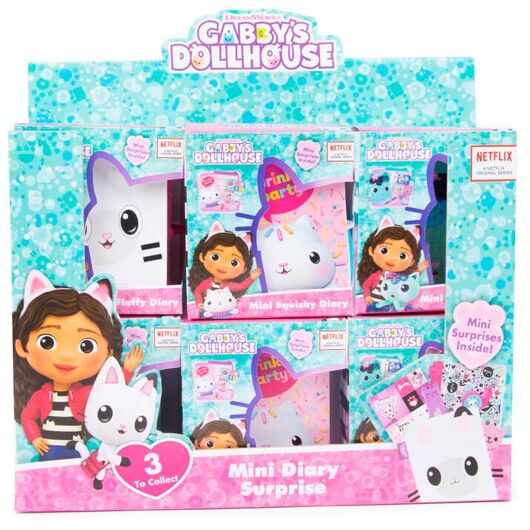 DREAMWORKS ANIMATION Gabbys Dolls House Mini diary assorted