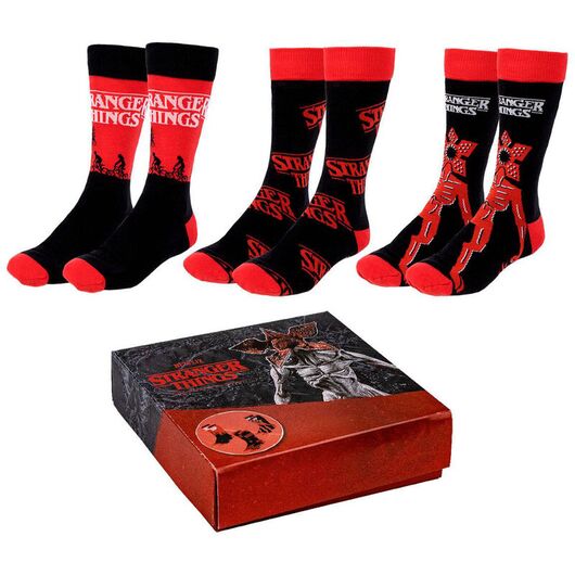 CERDÁ Stranger Things pack 3 adult socks