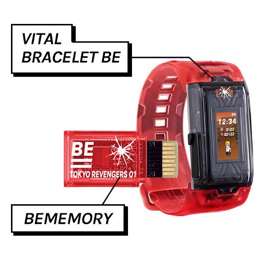 BANDAI Tokyo Revengers Vital Bracelet Be Special set
