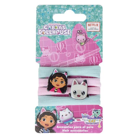 CERDÁ Gabby Doll House set 4 scrunchies