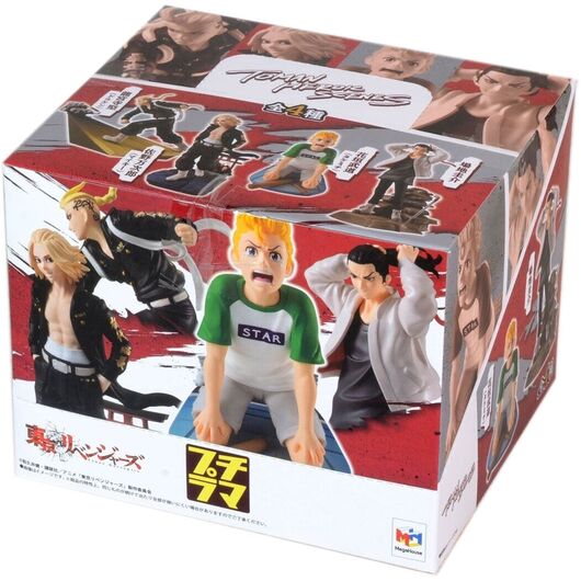Toman Heroic Scenes Tokyo Revengers Series Petitrama pack 4 figures 8cm 4975430516314