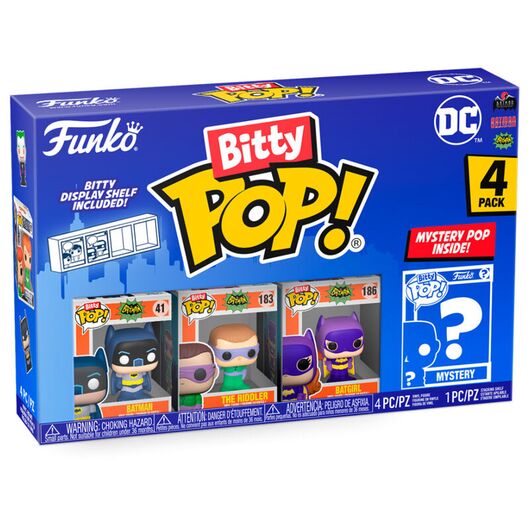FUNKO BITTY POP 4 Pack DC Batman Batgirl 71314