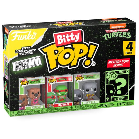 FUNKO BITTY POP 4 Pack TMNT Turtles Splinter 71509