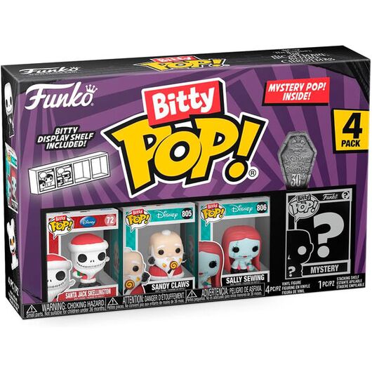 FUNKO BITTY POP 4 Pack Nightmare B.C. Santa Jack 73022