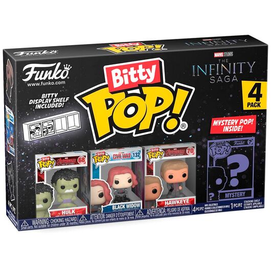 FUNKO BITTY POP 4 Pack Marvel Infinity Saga Hulk 71504