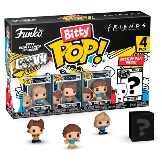 FUNKO BITTY POP 4 Pack Friends Rachel 80's 73048