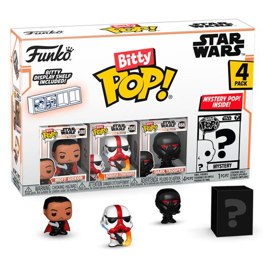 FUNKO BITTY POP 4 Pack Star Wars The Mandalorian Moff Gideon 75454