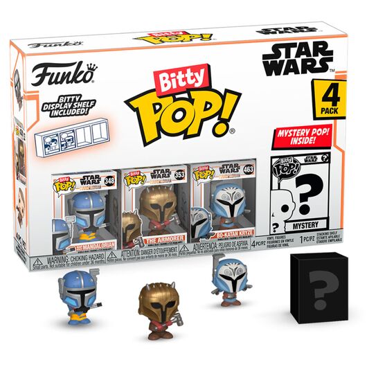 FUNKO BITTY POP 4 Pack Star Wars The Mandalorian Heavy 75451