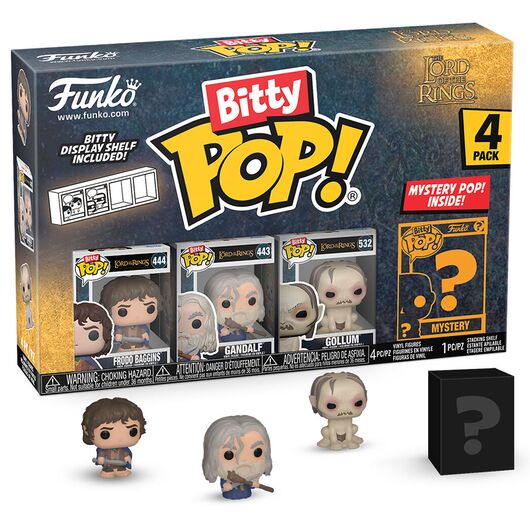 Funko Bitty Pop! Lord of the Rings Frodo Baggins 75456 4 pieces