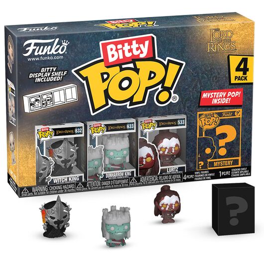 Funko Bitty Pop! Lord of the Rings Witch King 4 pieces 75458