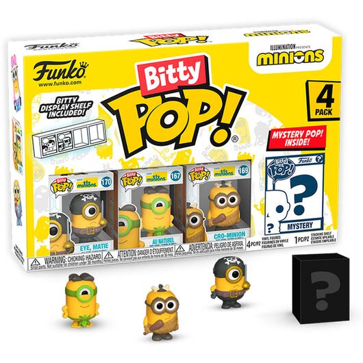 FUNKO BITTY POP 4 Pack Minions Eye Matie 73035