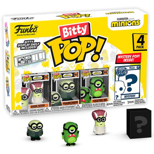 FUNKO BITTY POP 4 Pack Minions Frankenbob 73036