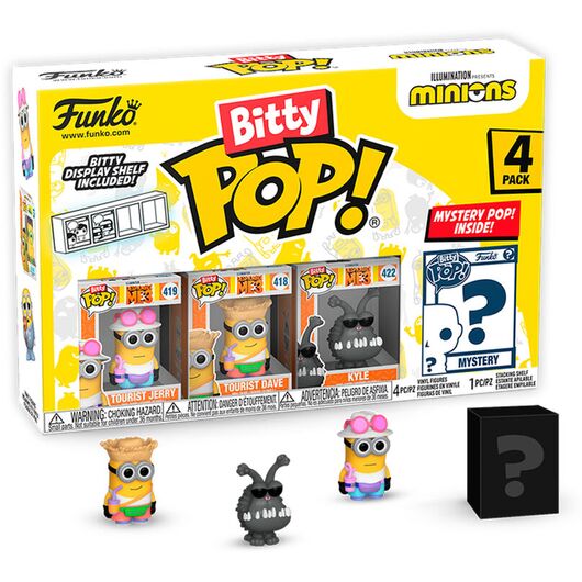 FUNKO BITTY POP 4 Pack Minions Young Gru 73038