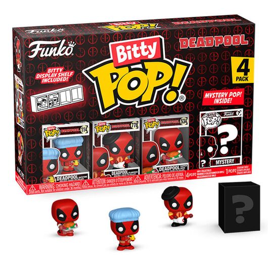 FUNKO BITTY POP 4 Pack Deadpool Bathtime 84960