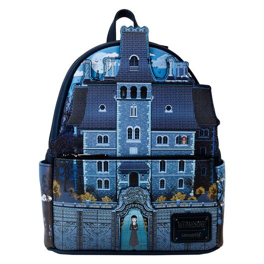 Loungefly Wednesday Nevermore Academy backpack 671803527928