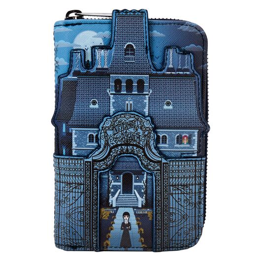 LOUNGEFLY Loungefly Wednesday Nevermore Academy wallet