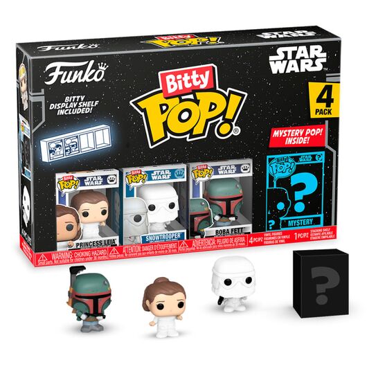 FUNKO BITTY POP 4 Pack Star Wars S2 Princess Leia 83669
