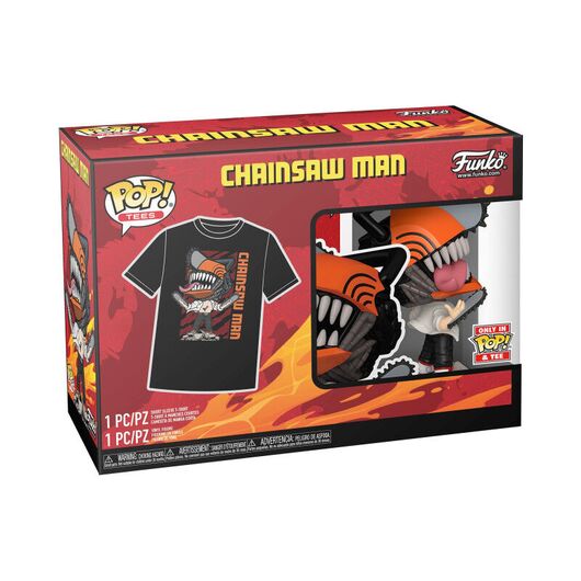 FUNKO Set figure POP & Tee Chainsaw Man Leaping